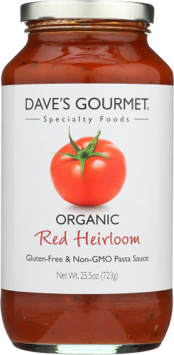 Daves Gourmet Sauce Psta Red Heirloom Org