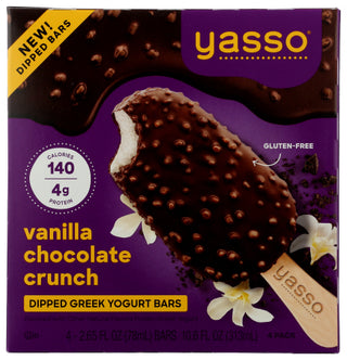 Yasso Bar Frz Vanilla Choc 4pk