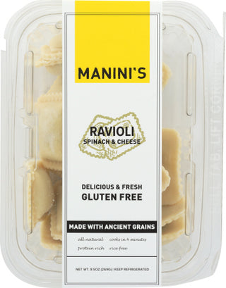 Maninis Gluten Free Ravioli Spinach Cheese