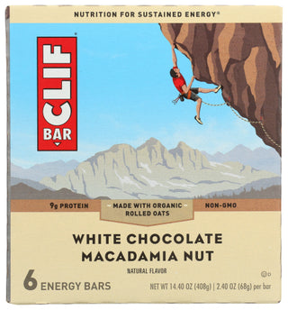 Clif Bar Choc Wht Macadma 6pc