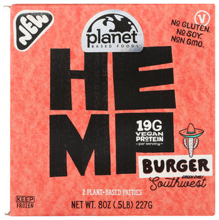 Planet Based Foods Patty Hemp Brgr Southwest
