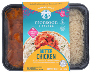 Monsoon Kitchens Inc Butter Chckn Meal Tray