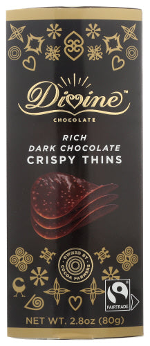 Divine Chocolate Choc Thin Drk