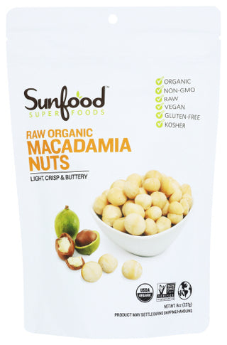 Sunfood Superfoods Nuts Macadamia Org