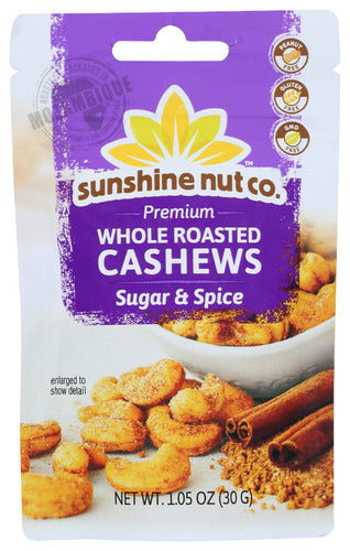 Sunshine Nut Company Cashews Whl Rst Sgr Spice