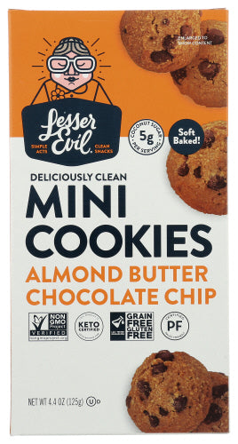 Lesser Evil Cookie Almnd Btr Choc Chp