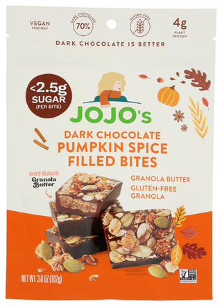 Jojos Chocolate Bites Chocolate Pmpkn Spc