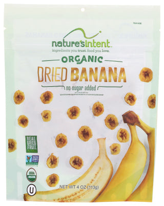Natures Intent Banana Dried Org No Sugr