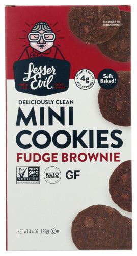 Lesser Evil Cookie Fudge Brownie