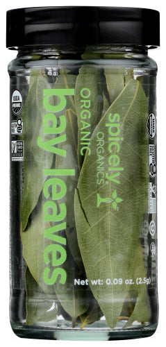 Spicely Organics Spice Calf Bay Leaves Jar