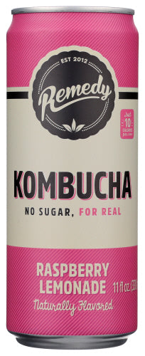 Remedy Kombucha Raspbry Lmon 4p