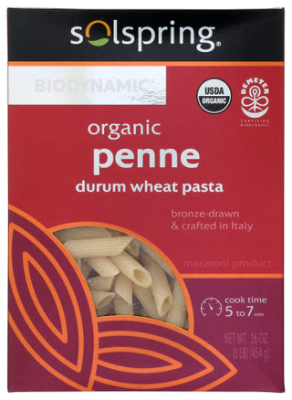 Solspring Pasta Penne Drm Wht Org