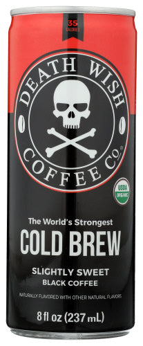 Death Wish Coffee Coffee Cld Brw Slight Swt