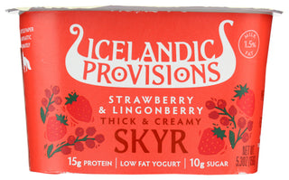 Icelandic Provisions Yogurt Strwb Lngbry Skyr