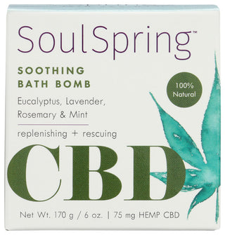 Soulspring Bomb Bath Cbd 75mg