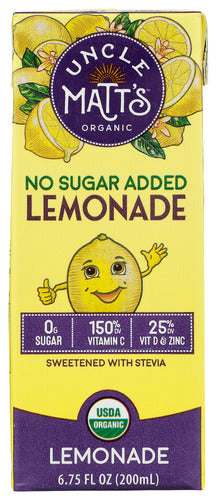 Uncle Matts Organic Juice Box Lemonade 8pk