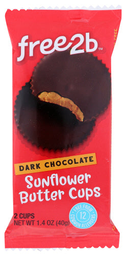 Free2b Foods Choc Cup Drk 2pc