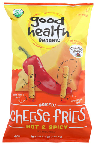 Good Health Fries Bkd Hot N Spicy Org