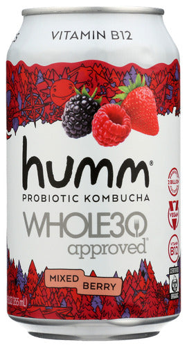 Humm Kombucha Whole30 Mxd Berry