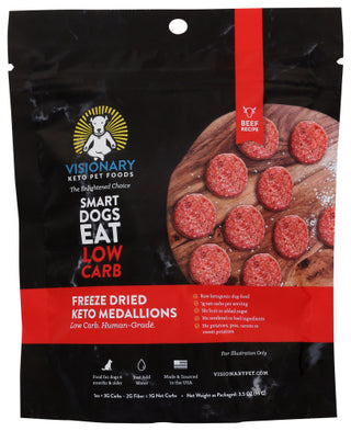 Visionary Pet Foods Food Dog Beef Frz Dried