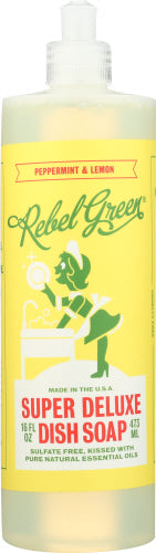 Rebel Green Soap Dish Ppprmnt Lemon