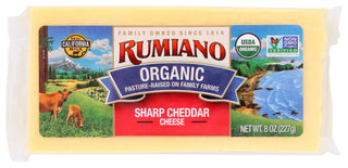 Rumiano Family Cheese Bar Chdr Sharp Org