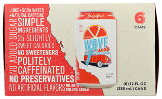 Wave Soda Soda Grapefruit