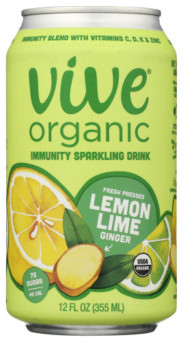 Vive Organic Drnk Spklg Imnty Lemnlime