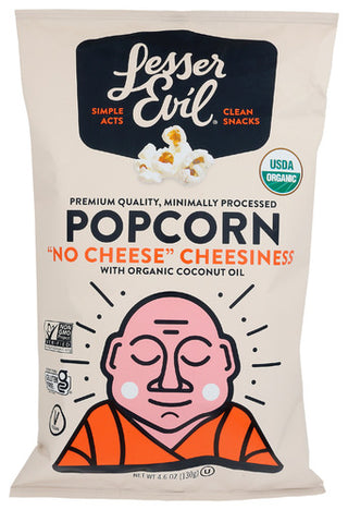 Lesser Evil Popcorn No Chz Chsiness