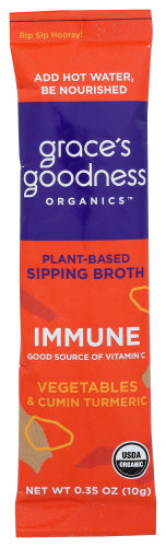 Graces Goodness Organics Broth Sipping Immune Org