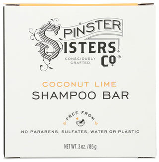 Spinster Sisters Co Shampoo Bar Coconut Lime