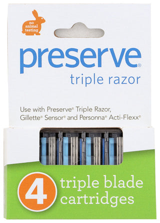 Preserve Razor 3blade 4cartridge
