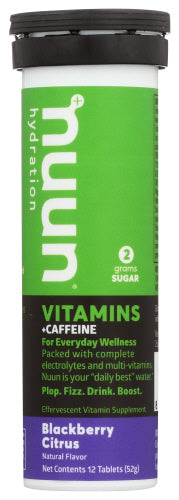 Nuun Vitamin Caff Blckbry Citrus