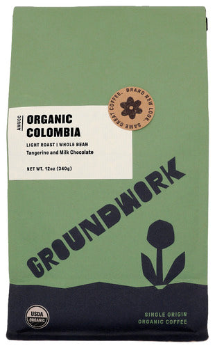 Groundwork Coffee Coffee Columbia Whl Bean