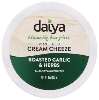 Daiya Cream Cheese Garlic Herb