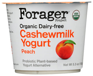 Forager Yogurt Cashewmilk Peach