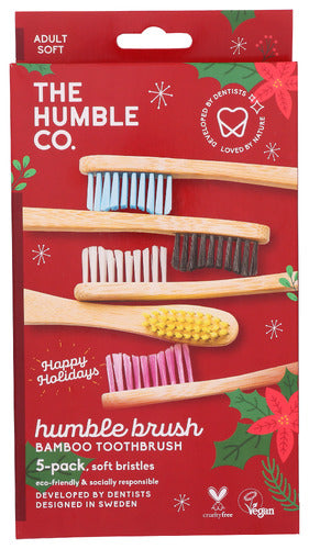 The Humble Co Toothbrush Holiday Bamboo