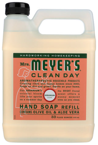 Mrs Meyers Clean Day Soap Refil Liq Geranium