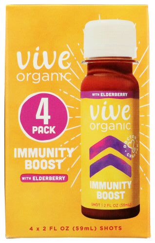 Vive Organic Shot Immunity Eldbry 4ct