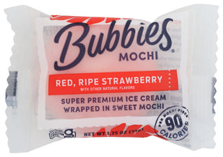 Bubbies Mochi Strawberry Iw