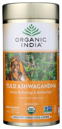 Organic India Tea Tulsi Ashwagandha