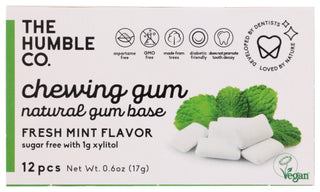 The Humble Co Gum Chewing Fresh Mint