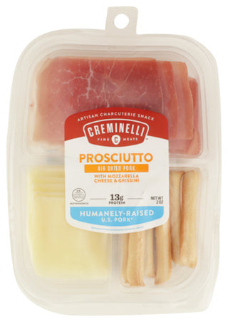 Creminelli Fine Meats Snack Prsciutto Mozz Grsn