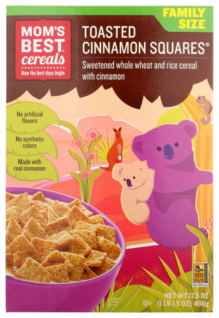 Moms Best Cereal Sqrs Tstd Cinnamon