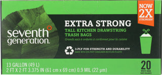 Seventh Generation Bag Trash Drwstrng 13gal