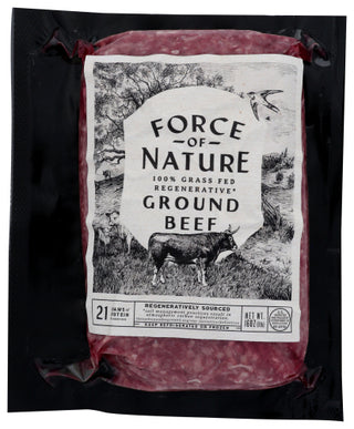 Force Of Nature Beef Ground.