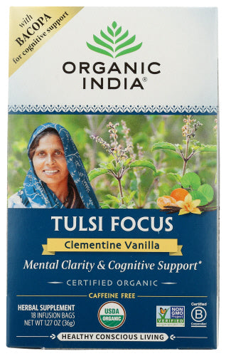 Organic India Tea Clementine Vanilla