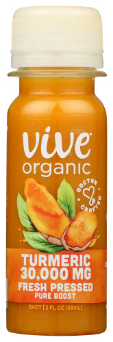 Vive Organic Shot Pure Boost Turmeric