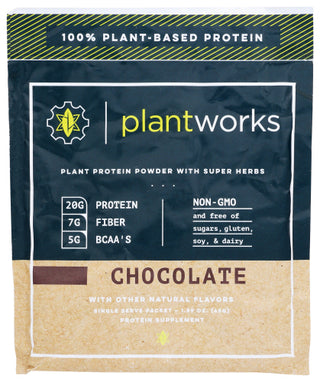 Plant Works Nutrition Plant Protn Pwdr Pkt Choc
