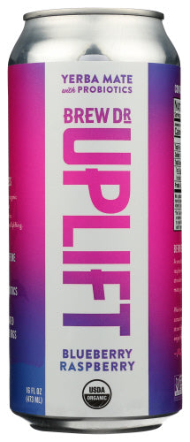 Brew Dr Kombucha Drink Uplift Blbry Rspbr